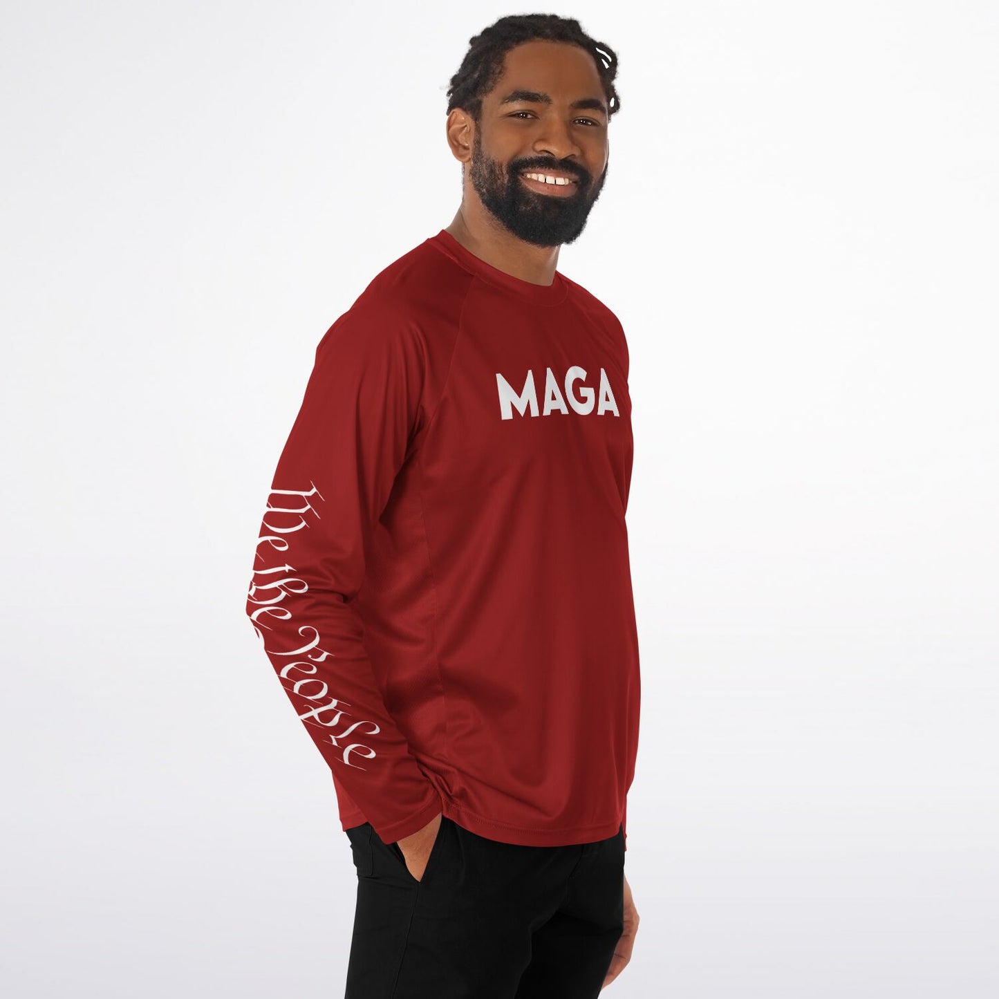 MAGA Men's Long Sleeve Performance Shirt