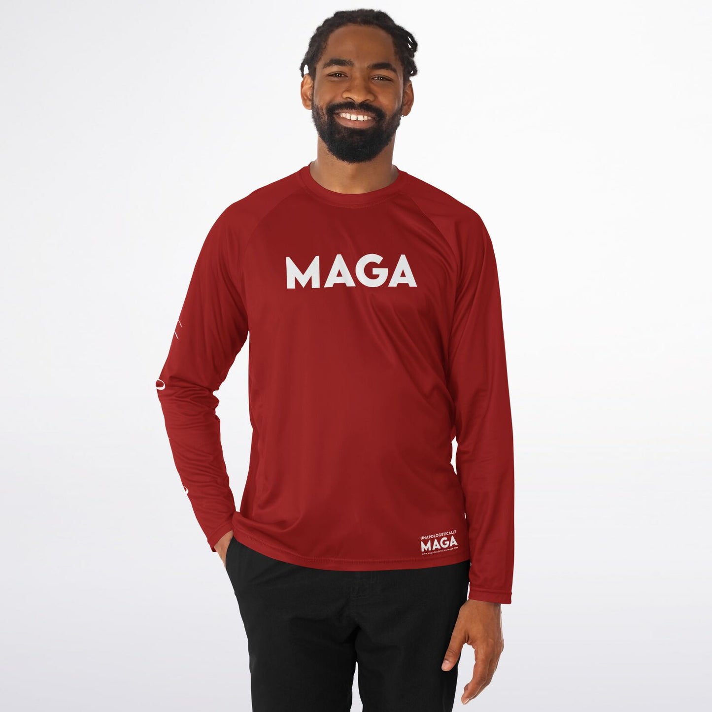 MAGA Men's Long Sleeve Performance Shirt