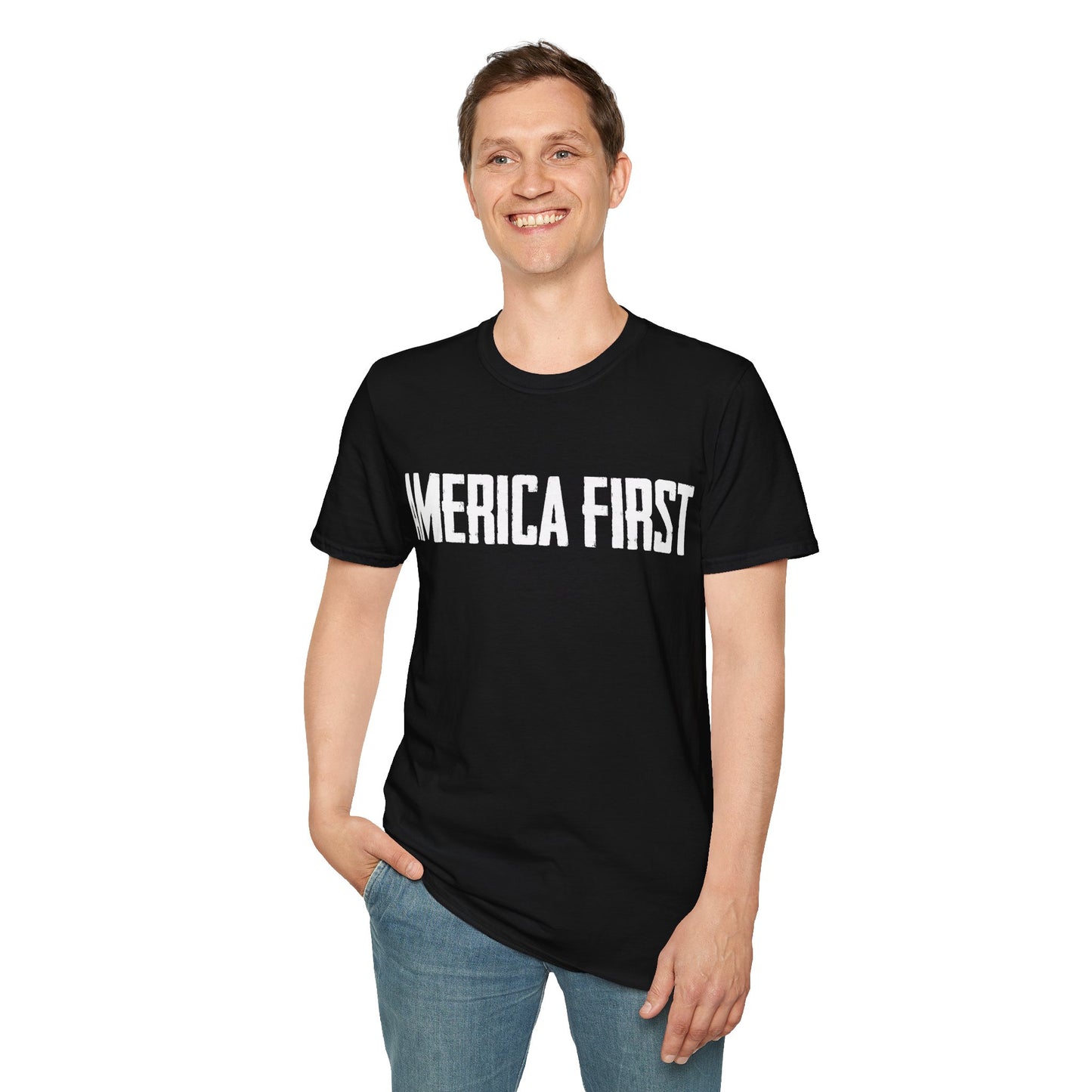 America First Unisex Softstyle T-Shirt