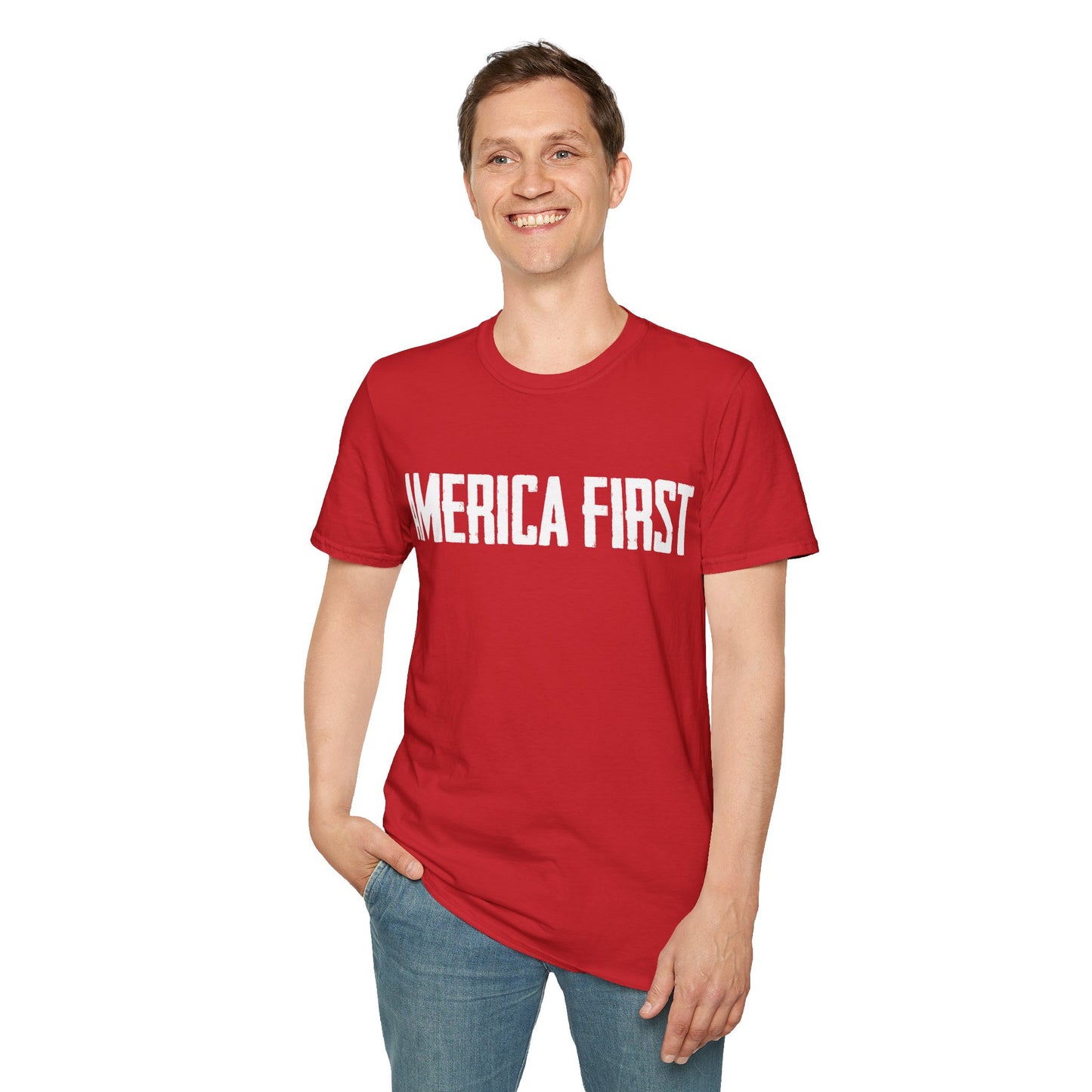 America First Unisex Softstyle T-Shirt