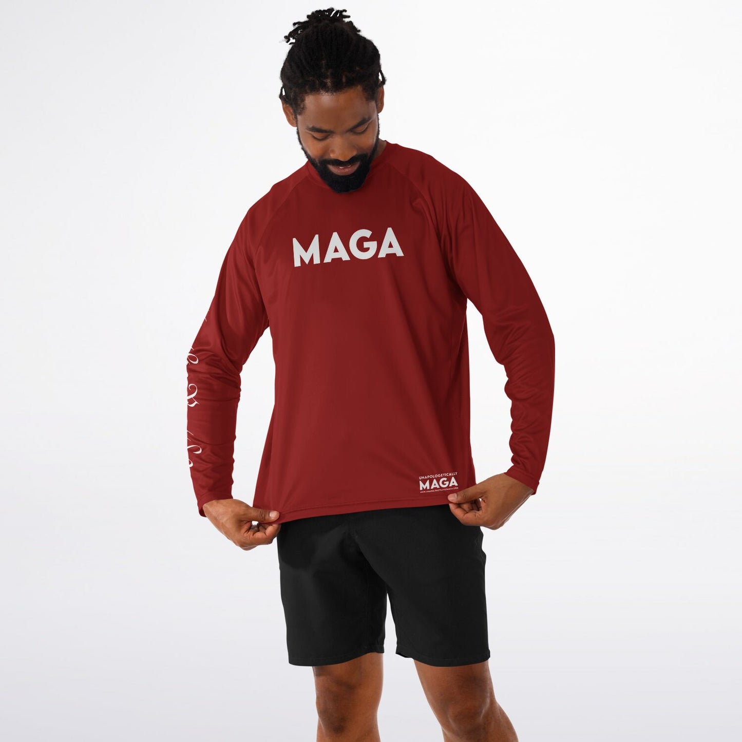 MAGA Men's Long Sleeve Performance Shirt